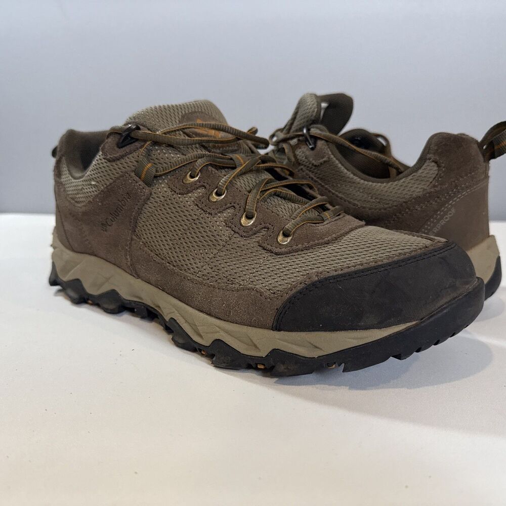 Columbia Mens 11.5 Valley Pointe YI0740-227 Wide Brown Hiking Shoes Sneakers - Picture 2 of 13